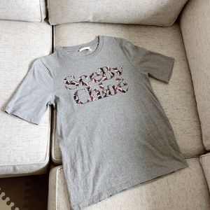 See by Chloe - grey basic T-shirt